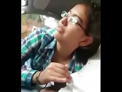 My college girlfriend mere sath Delhi car men blowjob